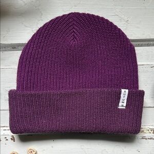 Purple Autumn Beanie